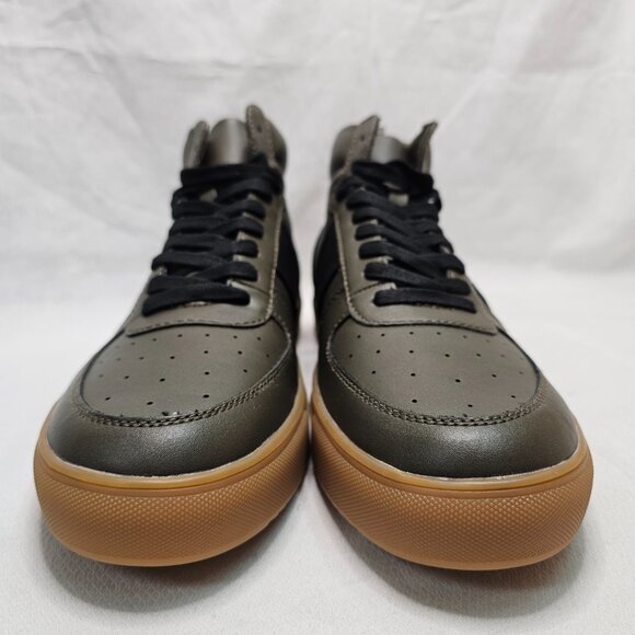 Abound Mr Jared Designer High Top Sneaker Shoe Trainer Olive Black Men's Size 10 - Picture 3 of 12